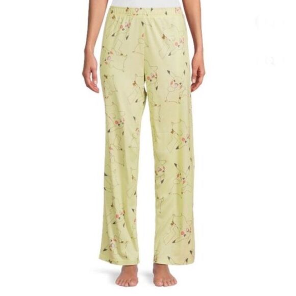 Women’s Pokemon Pikachu Print Lounge Pajama Sleep Pants Size XS - Picture 4 of 5